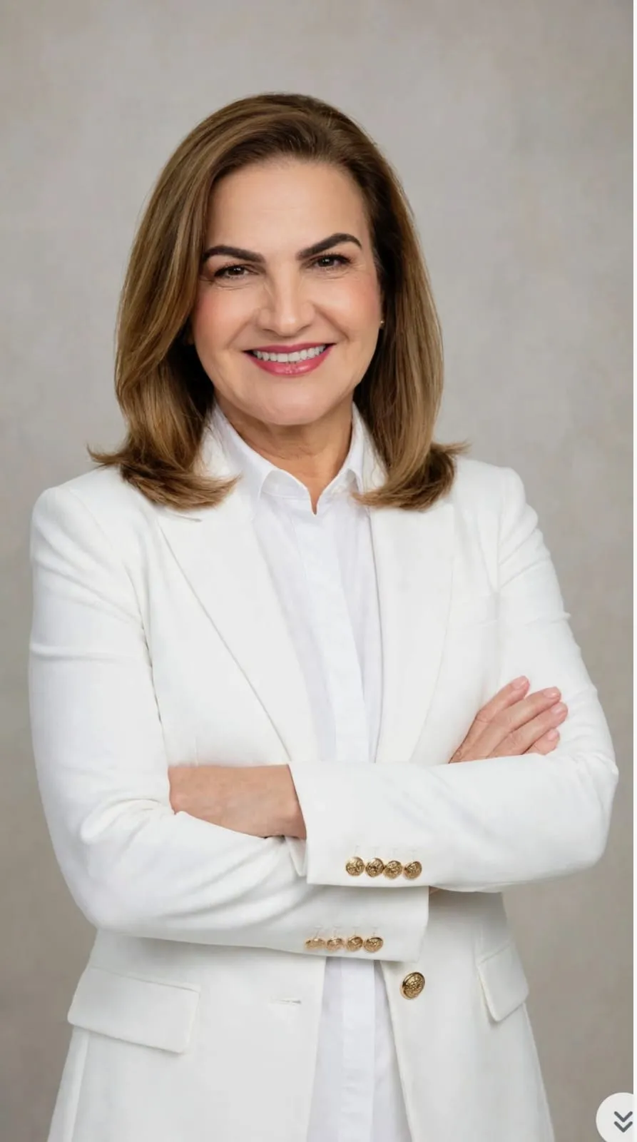 Retrato de Ângela Meneghel